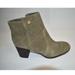 Tory Burch Shoes | New! Tory Burch Sabe Khaki Green Suede Bootie Size 10 M U9 | Color: Gold/Green | Size: 10