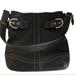 Coach Bags | Coach 1453 Women's Black Leather Soho Slim Duffle Medium Shoulder Handbag | Color: Black | Size: Os