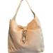 Dooney & Bourke Bags | Dooney & Bourke Cream Hobo Pebbled Leather Bag Purse | Color: Cream | Size: Os