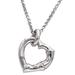 Gucci Jewelry | Gucci Necklace Silver Bamboo 393395 J8400 0702 Ag 925 Heart Ladies Pendant | Color: Silver | Size: Os