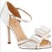 Kate Spade Shoes | Kate Spade Cream Ivela Satin Sandals | Color: Cream/White | Size: 10