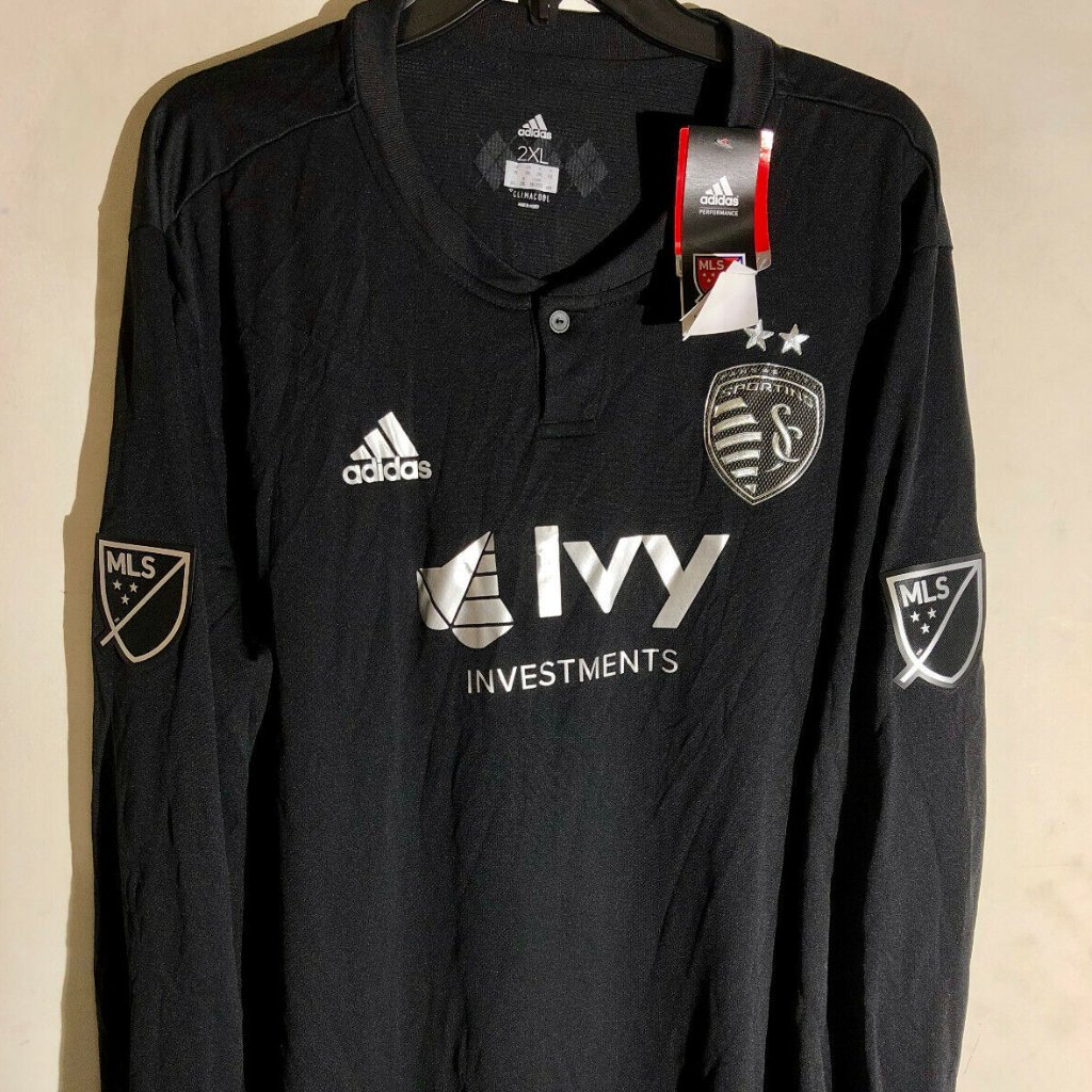 Adidas Shirts | Adidas Mls Sporting Kc Onfield Men's Jersey Sz Xs,S,M,L,Xl,2xl New W Tags | Color: Black | Size: Various