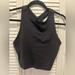 Athleta Tops | Athleta Women’s Black Crop Top, Size S | Color: Black | Size: S