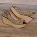 Coach Shoes | Coach Ferry Signature Platform Wedge Heels | Color: Brown/Tan | Size: 7.5