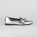 Gucci Shoes | Gucci Metallic Horsebit Loafers | Color: Silver | Size: 36eu