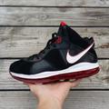 Nike Shoes | Men Nike Lebron James 8 Bred Basketball Shoes Sneakers | Color: Black/Red/White | Size: 9.5