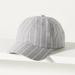 Anthropologie Accessories | Anthropologie Nwt Gray Pinstriped Hat | Color: Gray/White | Size: Os