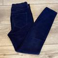 J. Crew Jeans | Dark Blue Corduroy J Crew 9” High-Rise Toothpick Jean Size 26 Cord | Color: Blue | Size: 26