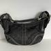 Coach Bags | Coach Small Signature Jacquard Canvas Hobo Handbag Shoulder Bag Great Shape! | Color: Black | Size: Os