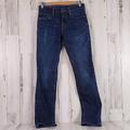 Levi's Jeans | Levi's 511 Slim Fit Flex Dark Wash Denim Blue Jeans Size 30 X 32 Flawed | Color: Blue | Size: 30