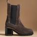 Anthropologie Shoes | Brown Suede Leather Platform Chelsea Boots Nwts Size 37 6.5 | Color: Brown | Size: 6.5