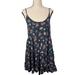 Brandy Melville Dresses | Brandy Melville Jada Dress Rare Blue Floral Print Size Small | Color: Blue/Pink | Size: S