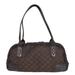 Gucci Bags | Gucci Sherry Gg Pattern Shoulder Bag Nylon Leather Brown Silver Italy | Color: Brown | Size: W 13 X H 6.3 X D 5.1