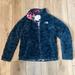 The North Face Jackets & Coats | Girls North Face Floral Print And Navy Blue Reversible Jacket Size 14/16 | Color: Blue/Pink | Size: 16g