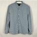 J. Crew Shirts | J Crew Men’s Oxford Button Down Shirt L Slim Blue White Gingham Long Sleeve | Color: Blue/White | Size: L