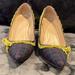 J. Crew Shoes | J. Crew Marnie Pumps In Wool With Velvet Bow. | Color: Blue | Size: 8