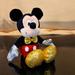 Disney Toys | Disney Ty Sparkle Mickey Mouse Mini Plush | Color: Gold/Red | Size: 7"