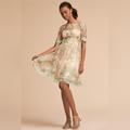 Anthropologie Dresses | Anthropologie / Bhldn / Adrianna Papell Nadine Dress Nwt | Color: Cream/Tan | Size: 2