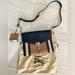 Burberry Bags | Burberry Macken Check Black Leather Crossbody Bag Nwt | Color: Black/Gold | Size: Os