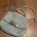 Coach Bags | Coach Kristin Embossed Snakeskin Crossbody | Color: Gray | Size: Os