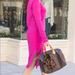 Free People Dresses | Free People Hot Pink Sweater Dress Xs | Color: Pink | Size: Xs