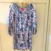 Lilly Pulitzer Dresses | Lilly Pulitzer Size Xxs Summer Dress With Fun Sleeves | Color: Blue/Pink | Size: Xxs