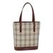 Burberry Bags | Burberry Nova Check Tote Bag Nylon Beige Auth Yk6343 | Color: Cream | Size: Os