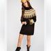 Free People Dresses | Free People Scotland Sweater Dress, Black | Color: Black | Size: M