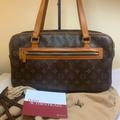 Louis Vuitton Bags | Coa Louis Vuitton Cite Gm Monogram Shoulder Bag Vintage W/ Lv Dust Bag | Color: Brown/Tan | Size: 14.6”W X 8.7”H X 4.3”D