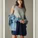 Anthropologie Dresses | Daily Practice By Anthropologie Twofer Mini Dress M | Color: Blue/White | Size: M