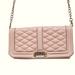 Rebecca Minkoff Bags | Euc Rebecca Minkoff Chevron Quilted Leather Crossbody/Shoulder Bag-Apricot | Color: Pink | Size: Os