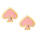 Kate Spade Jewelry | Kate Spade Pink Everyday Spade Enamel Earrings | Color: Gold/Pink | Size: Os