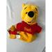 Disney Toys | Disney Winnie The Pooh Finger And Hand Puppet 9" Mattel Vintage Plush Bear | Color: Red/Yellow | Size: Osg