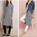 Anthropologie Dresses | Anthro Postmark Navy White Striped Long Dress With Slits | Color: Blue/White | Size: M