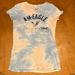 American Eagle Outfitters Tops | American Eagle Tie-Dyed T-Shirt, Light Pink Light Blue | Color: Blue/Pink | Size: M