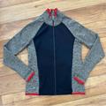 Athleta Jackets & Coats | Athleta Andes Hybrid Jacket Color: Grey Heather/Navy Size: Small | Color: Blue/Gray | Size: Sj