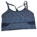 Athleta Intimates & Sleepwear | Athleta Sport Bra/ Crop Top Strappy Back Yoga Athleisure Gray Striped Sz M G727 | Color: Gray | Size: M