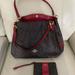 Coach Bags | Authentic Kristy Bag And Small Wristlet Pre-Owned (Used Just A Few Times) | Color: Black/Red | Size: Os