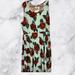 Lularoe Dresses | Floral Lularoe Nicki Dress | Color: Green/Red | Size: 3x