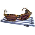 J. Crew Accessories | J. Crew Angular Tortoiseshell Sunglassss | Color: Brown/Cream | Size: Os