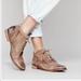 Free People Shoes | Free People Vaughan Crochet Edge Booties Size 8(Eu 38) | Color: Brown/Cream | Size: 8