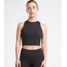 Athleta Tops | Athleta Accelerate Tank Top Laser Cut Vented Crop Tank | Color: Black | Size: Xl