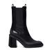Tory Burch Shoes | $520 Tory Burch Expedition Chelsea Boot Chunky Square Toe Black 8 (Me10) | Color: Black | Size: 8