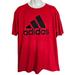 Adidas Shirts | Adidas The Go To Tee Red Black Short Sleeve T-Shirt Size Men's Xl | Color: Black/Red | Size: Xl