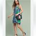 Anthropologie Dresses | Anthropologie Maeve Layered Silk Dress | Color: Blue/Green/Red/White | Size: Xs