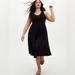 Torrid Dresses | Black Ponte Midi Skater Dress - Size 2 | Color: Black | Size: 2x