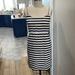 J. Crew Dresses | J.Crew Silk Striped Spaghetti Strap Dress | Color: Black/White | Size: 4