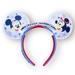 Disney Accessories | Disney Contemporary Resort 50th Anniversary Loungefly Ears Headband | Color: Blue/Silver | Size: Os