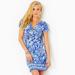 Lilly Pulitzer Dresses | Lilly Pulitzer Upf 50+ Sophiletta Dress Blue Tang Flocking Fabulous Engineered | Color: Blue | Size: Various