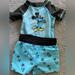 Disney Swim | 12m Baby Boy Disney Mickey Mouse Rashguard Swimsuit Set | Color: Blue | Size: 12mb